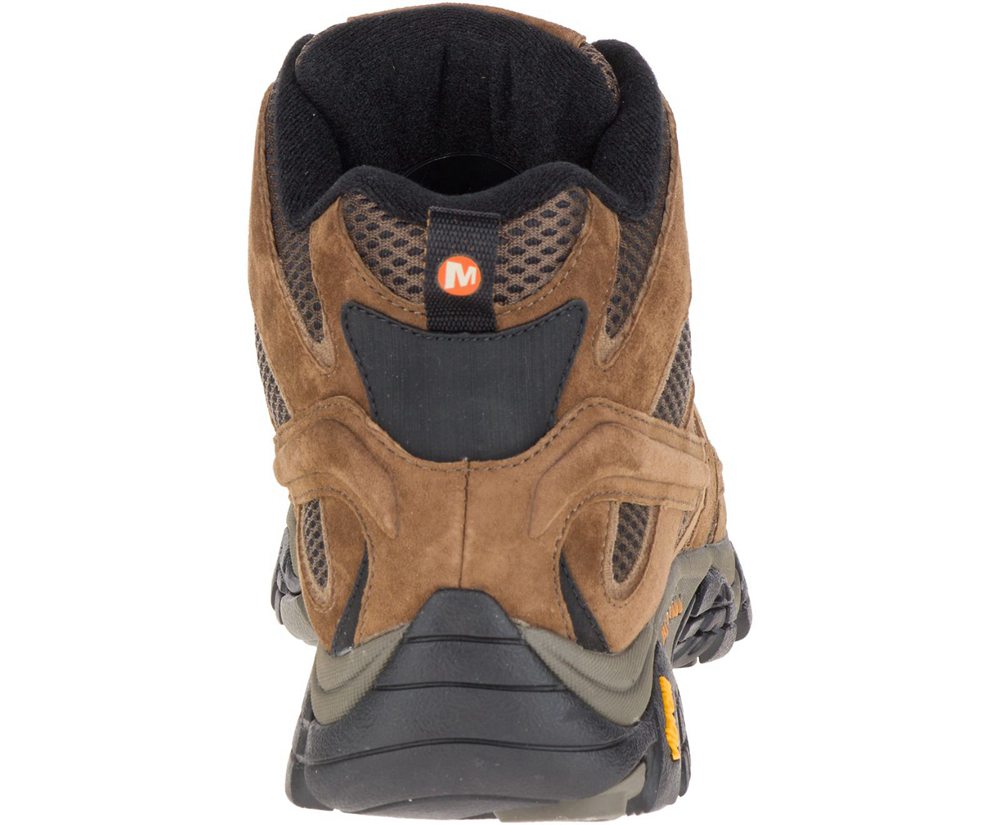 Merrell Vandrestøvler Herre - Moab 2 Mid Waterproof Wide Width - Brune - DHO403189